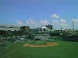 Balcony view of Hoy Field